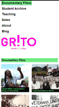 Mobile Screenshot of gritoproductions.com